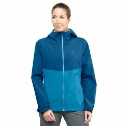Promo 🧨 Salomon La Cote Flex 2.5L Womens Jacket Black 🤩 -Hot Sale Salomon Shop C12387 XS 2