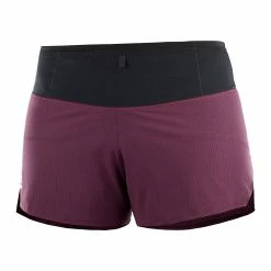 Best Sale 😉 Salomon Sense Womens Lightweight Running Short Black 👍 -Hot Sale Salomon Shop C12741 L 1