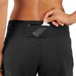 Best Sale 😉 Salomon Sense Womens Lightweight Running Short Black 👍 -Hot Sale Salomon Shop C12741 L 6