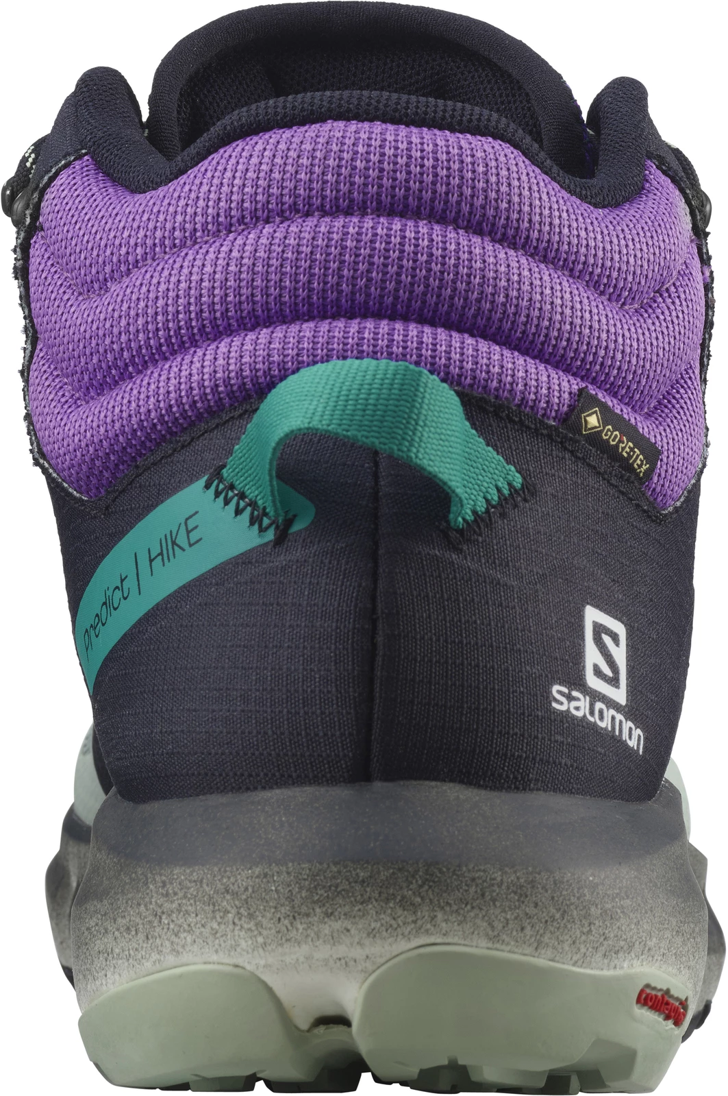 Discount ✔️ Salomon Predict Hike Mid GTX Mens Hiking 🥾 Boots- Black/Aqua Gray/Royal Lilac 🎉 3 Discount ✔️ Salomon Predict Hike Mid GTX Mens Hiking 🥾 Boots- Black/Aqua Gray/Royal Lilac 🎉 - Image 3