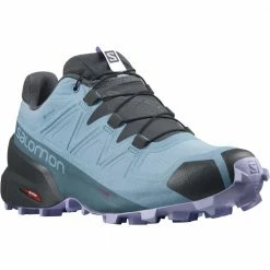 Buy 😍 Salomon Speedcross 5 GTX Womens Trail Running 👟 Shoes 🔔 -Hot Sale Salomon Shop L41461600 Blue 8.5 4