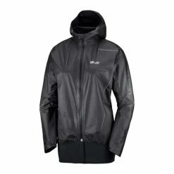 Discount 👏 Salomon S/Lab MotionFit 360 Womens Waterproof Running Jacket Black 🔥