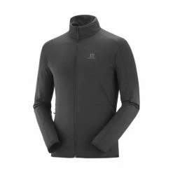 Best reviews of 🛒 Salomon Outrack Full Zip Mid Mens Lightweight Fleece Jacket Olive Night ⭐ -Hot Sale Salomon Shop LC1369200 L