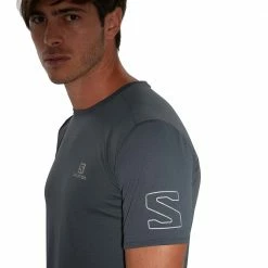 Best deal π Salomon XA Trail Mens Lightweight Running T-Shirt Ebony π 19 Best deal π Salomon XA Trail Mens Lightweight Running T-Shirt Ebony π -Hot Sale Salomon Shop LC1474900 L 6