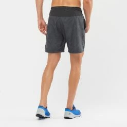 Outlet 👍 Salomon Xa 7'' Mens Running Shorts Black/AO 🤩 -Hot Sale Salomon Shop LC147XA7MSH 1