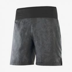 Outlet 👍 Salomon Xa 7'' Mens Running Shorts Black/AO 🤩