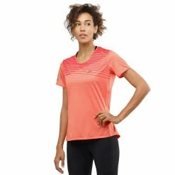 Best reviews of 😉 Salomon Sense Womens Running Tee Clemblue 😍 -Hot Sale Salomon Shop LC1480100 L 3