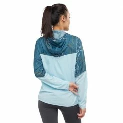 New π₯ Salomon Agile FZ Womens Running Hoodie Mallard Blue/AO/Cristal π 14 New π₯ Salomon Agile FZ Womens Running Hoodie Mallard Blue/AO/Cristal π -Hot Sale Salomon Shop LC1488100 L 2