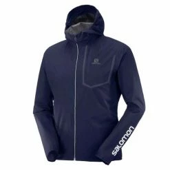 Discount 🌟 Salomon Bonatti Pro Mens Waterproof Jacket Night Sky 🧨 10 Discount 🌟 Salomon Bonatti Pro Mens Waterproof Jacket Night Sky 🧨 -Hot Sale Salomon Shop LC1493400 S 3