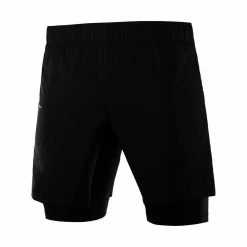 Promo 🥰 Salomon Xa Twinskin Mens Running Shorts Black 🧨 -Hot Sale Salomon Shop LC1494800 L 1