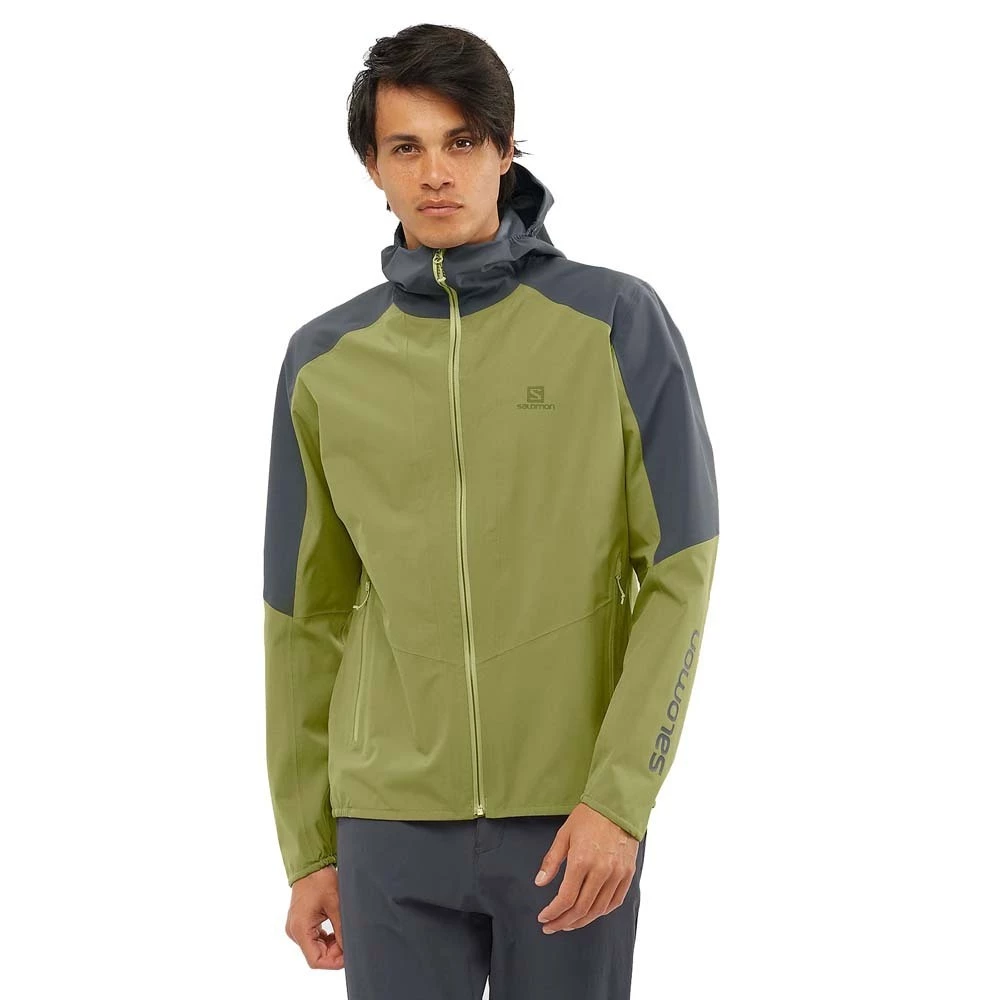 Deals π Salomon Outline Mens Waterproof Jacket Ashley Blue/Ebony π 5 Deals π Salomon Outline Mens Waterproof Jacket Ashley Blue/Ebony π - Image 5