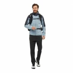 Deals π Salomon Outline Mens Waterproof Jacket Ashley Blue/Ebony π 14 Deals π Salomon Outline Mens Waterproof Jacket Ashley Blue/Ebony π -Hot Sale Salomon Shop LC1508900 L 4