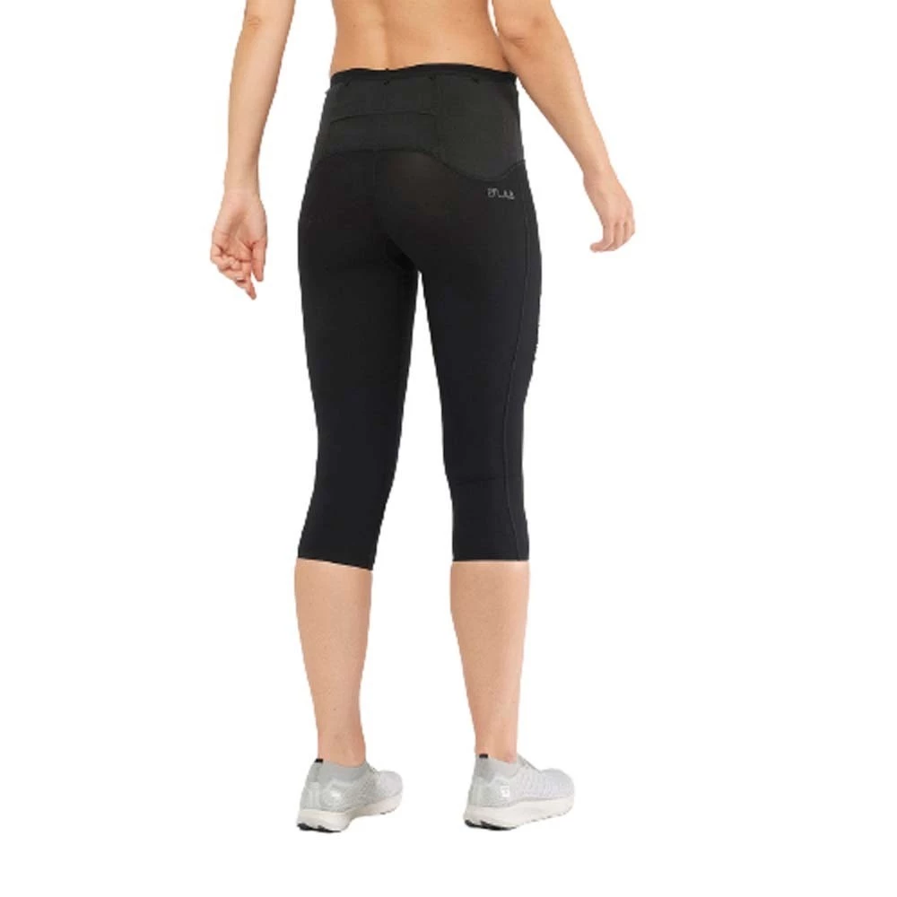 Outlet ❤️ Salomon S/Lab NSO Mid 3/4 Womens Running Tights Black 😉 3 Outlet ❤️ Salomon S/Lab NSO Mid 3/4 Womens Running Tights Black 😉 - Image 3