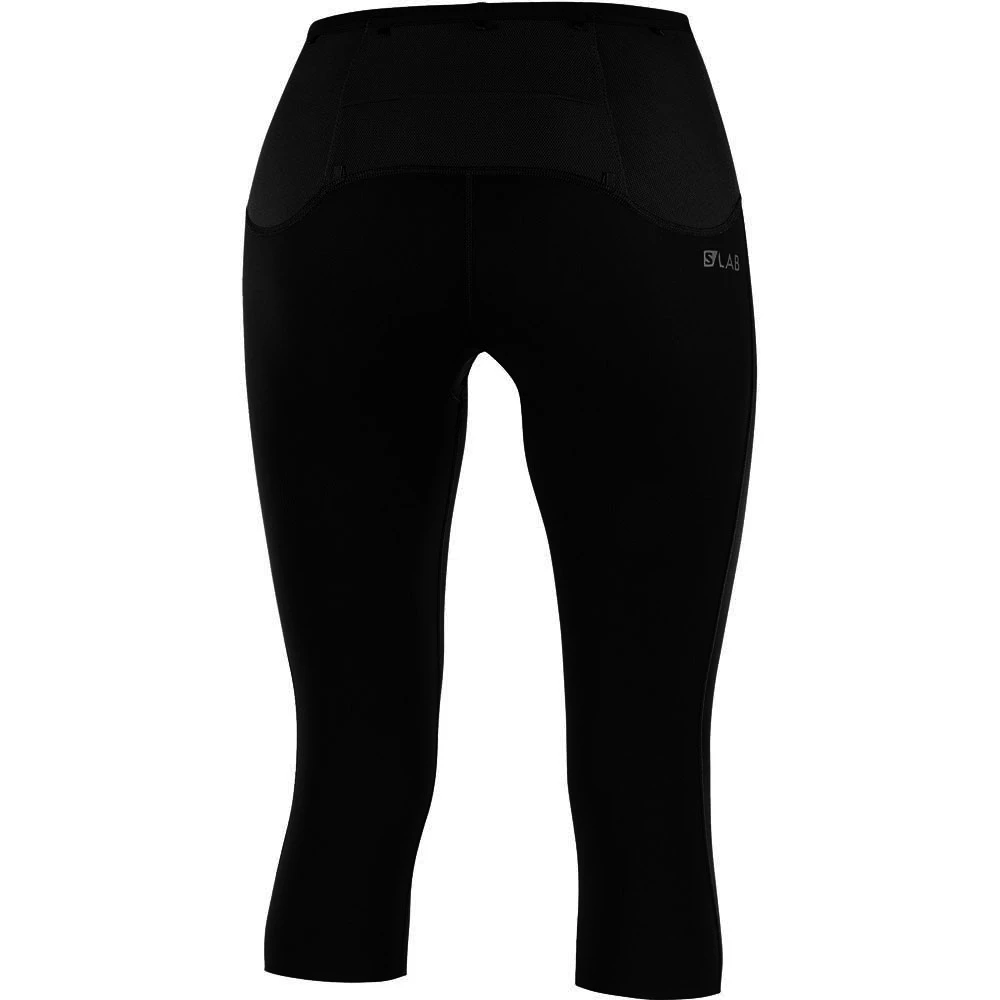 Outlet ❤️ Salomon S/Lab NSO Mid 3/4 Womens Running Tights Black 😉 6 Outlet ❤️ Salomon S/Lab NSO Mid 3/4 Womens Running Tights Black 😉 - Image 6