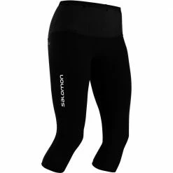 Outlet ❤️ Salomon S/Lab NSO Mid 3/4 Womens Running Tights Black 😉 14 Outlet ❤️ Salomon S/Lab NSO Mid 3/4 Womens Running Tights Black 😉 -Hot Sale Salomon Shop LC1509300 M 6