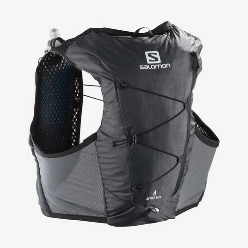 Top 10 π Salomon Active Skin 4 Set Mens Trail Running Pack Ebony/Black π₯ 2 Top 10 π Salomon Active Skin 4 Set Mens Trail Running Pack Ebony/Black π₯ - Image 2