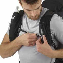 Deals 💯 Salomon Out Night 30+5 Lightweight Hiking 🎒 Backpack Black/Alloy 💯 -Hot Sale Salomon Shop LC1519700 ML 1