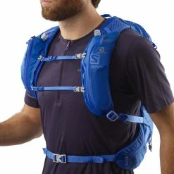 Hot Sale 😍 Salomon XT 15 Hiking Daypack Nebulas Blue/Alloy 🔔 -Hot Sale Salomon Shop LC1526200 NS 7