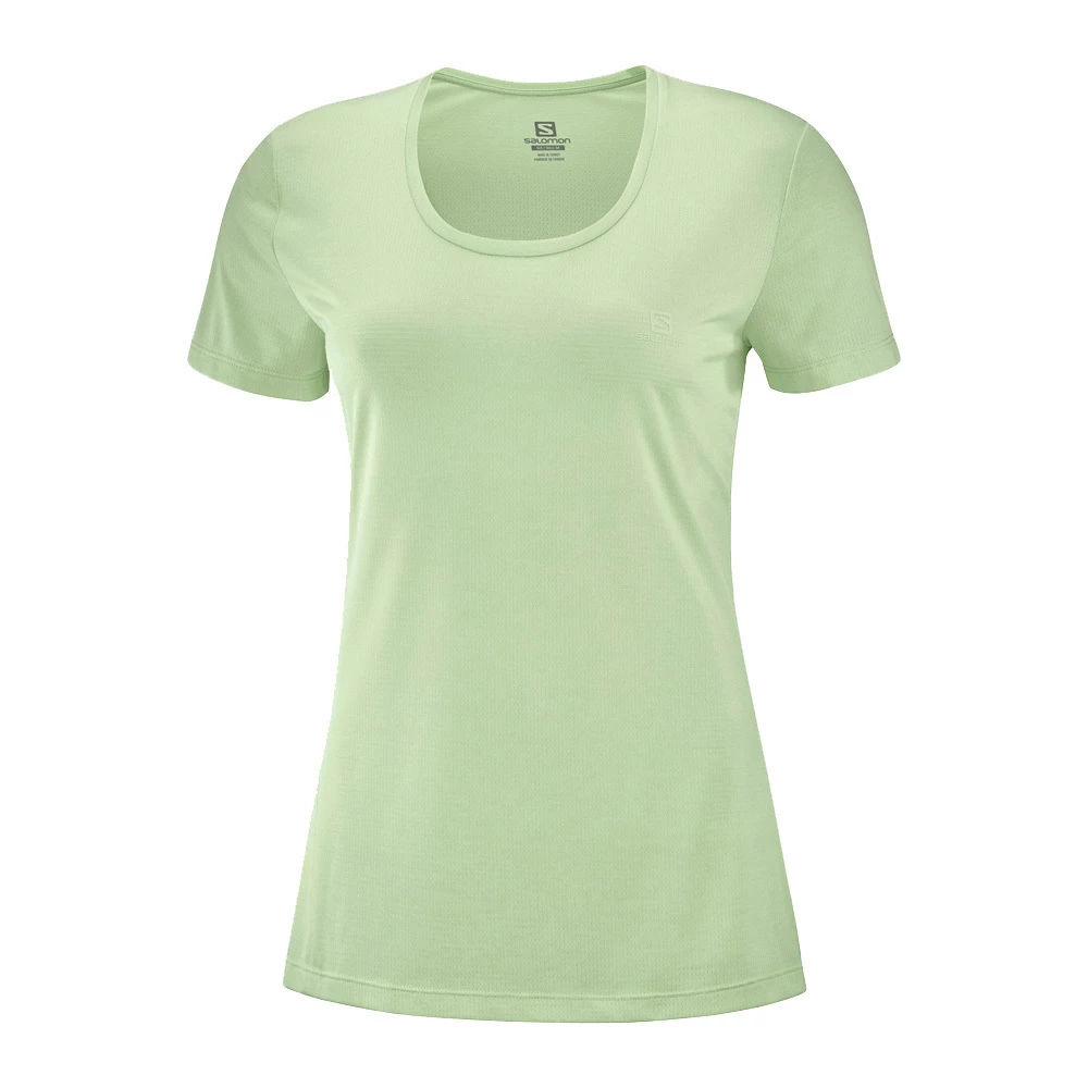 New π Salomon Agile SS Womens Running T-Shirt Sirocco/Heather/Shell π 6 New π Salomon Agile SS Womens Running T-Shirt Sirocco/Heather/Shell π - Image 6