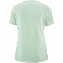 Hot Sale 😉 Salomon Essential Womens Short Sleeve Lightweight T-Shirt White 🔥 -Hot Sale Salomon Shop LC1547100 L 1