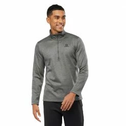 Best Sale π Salomon Essential Lightwarm Half Zip Mens Midlayer Jacket Barrier Reef/Heather π 14 Best Sale π Salomon Essential Lightwarm Half Zip Mens Midlayer Jacket Barrier Reef/Heather π -Hot Sale Salomon Shop LC1579200 L 3