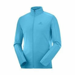 Best reviews of 🛒 Salomon Outrack Full Zip Mid Mens Lightweight Fleece Jacket Olive Night ⭐