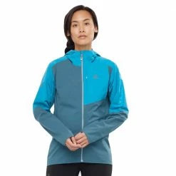 Coupon ✨ Salomon Bonatti Trail Womens Waterproof Running Jacket Ebony/White 👏 15 Coupon ✨ Salomon Bonatti Trail Womens Waterproof Running Jacket Ebony/White 👏 -Hot Sale Salomon Shop LC1600500 L 1