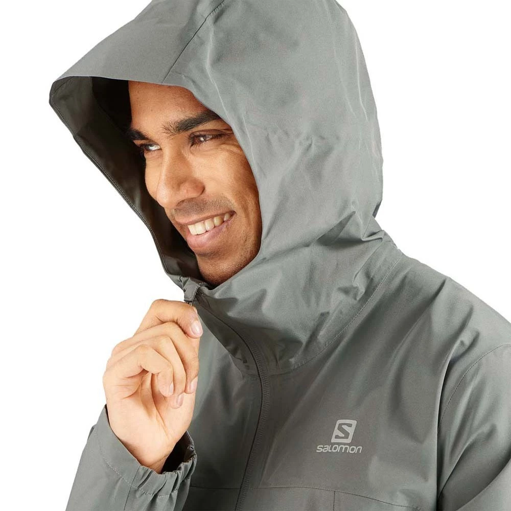 Flash Sale 🔔 Salomon Outline Goretex Mens Waterproof Jacket SEDONA SAGE ❤️ 6 Flash Sale 🔔 Salomon Outline Goretex Mens Waterproof Jacket SEDONA SAGE ❤️ - Image 6