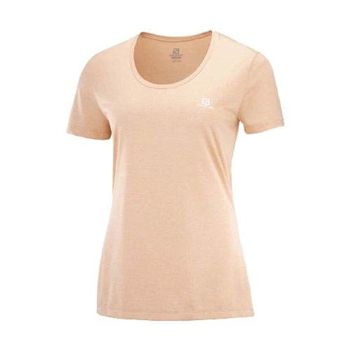 New π Salomon Agile SS Womens Running T-Shirt Sirocco/Heather/Shell π 5 New π Salomon Agile SS Womens Running T-Shirt Sirocco/Heather/Shell π - Image 5