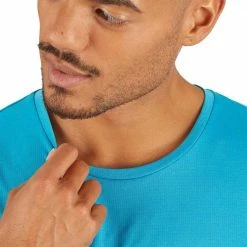 Flash Sale 🌟 Salomon Agile Training Mens Running Tee Barrier Reef/Turkish Tile 👍 -Hot Sale Salomon Shop LC1609000 M 6