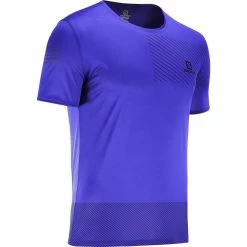 Flash Sale ❤️ Salomon Sense Mens Running Tee White/Black/Alloy ✨ -Hot Sale Salomon Shop LC1613400 L 3