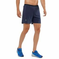 Best reviews of ✨ Salomon Sense 5'' Mens Running Shorts Black 🎁 -Hot Sale Salomon Shop LC1613900 S 1