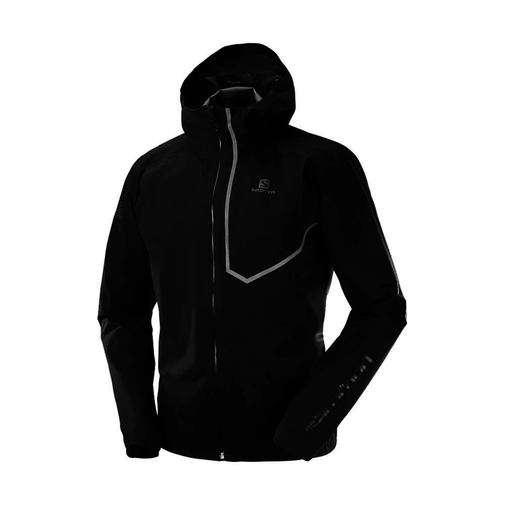 New 👏 Salomon Bonatti Trail Mens Waterproof Running Jacket White/Black 😍 3 New 👏 Salomon Bonatti Trail Mens Waterproof Running Jacket White/Black 😍 - Image 3