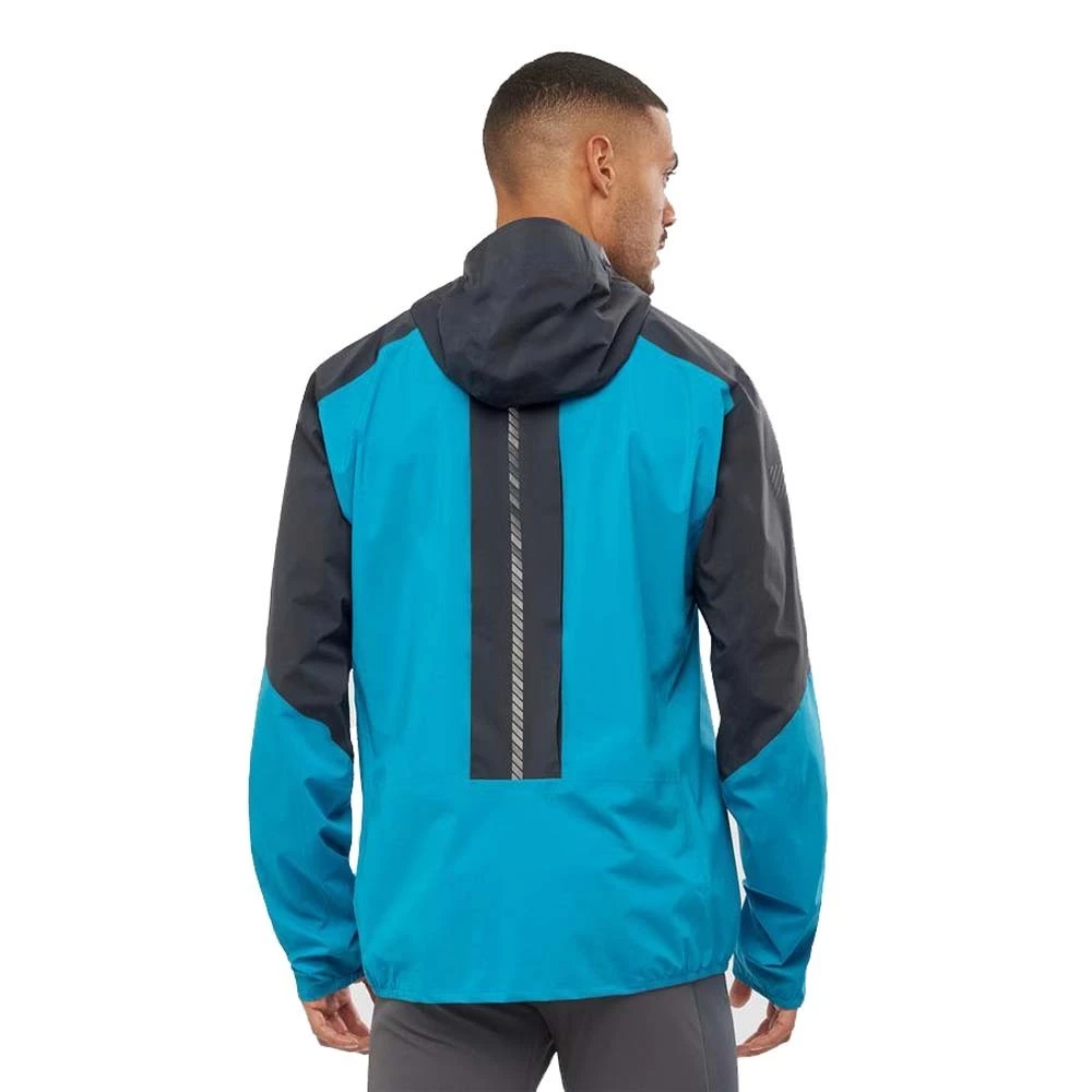 New 👏 Salomon Bonatti Trail Mens Waterproof Running Jacket White/Black 😍 7 New 👏 Salomon Bonatti Trail Mens Waterproof Running Jacket White/Black 😍 - Image 7