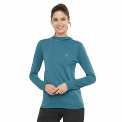 Hot Sale 𧨠Salomon Essential Seamless Womens Performance Hoodie Black/Ebony ⨠14 Hot Sale 𧨠Salomon Essential Seamless Womens Performance Hoodie Black/Ebony ⨠-Hot Sale Salomon Shop LC1620100 L 2