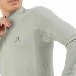 Buy 😀 Salomon Essential Seamless HZ Mens Performance Midlayer Black ✔️ -Hot Sale Salomon Shop LC1635600 L 5