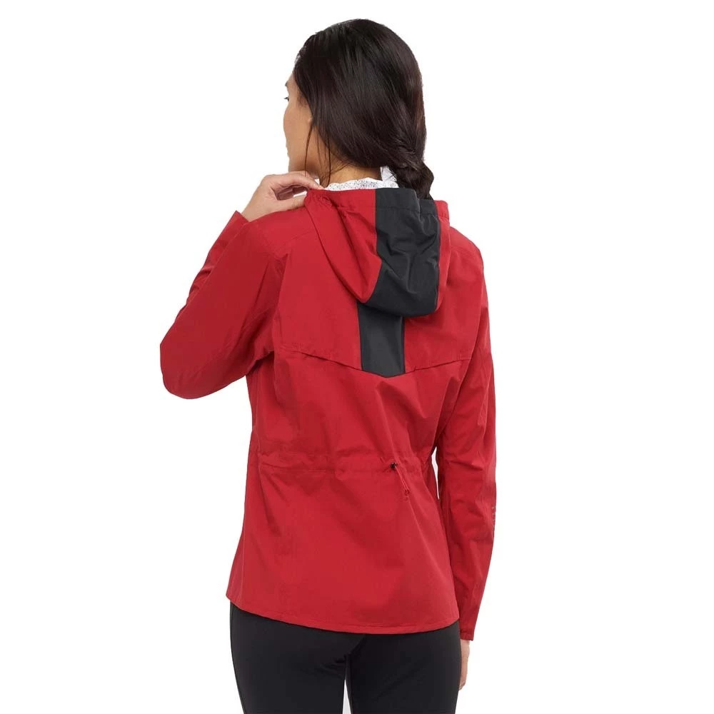 Coupon ❤️ Salomon Bonatti 2.5L Womens Waterproof Jacket Chilli Pepper / Black 🥰 6 Coupon ❤️ Salomon Bonatti 2.5L Womens Waterproof Jacket Chilli Pepper / Black 🥰 - Image 6